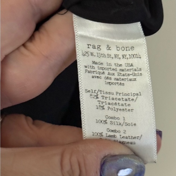 rag & bone Alayna Dress, Store Exclusive, all black, size 4 - Picture 8 of 11